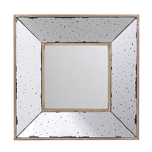A&amp;B Home Antiqued Look Framess Square Small Wall Mirror Set of 2 - £47.76 GBP