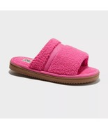 Dluxe by Dearfoams Women&#39;s Staci Slippers Pink Small 5-6 NWT - $13.43 CAD