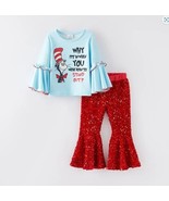 NEW Dr Seuss Why Fit in When You Can Stand Out Girls Cat in the Hat Outfit - $9.54 CAD+