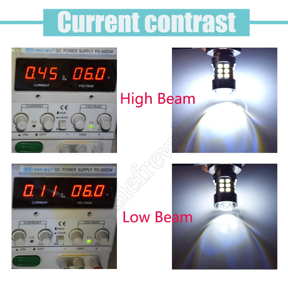 2Pcs P45T LED Lamp Bulb Headlight White 6000K R2 6V 12V  Car Motorcycle Motorbik - $188.69