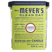 Mrs. Meyer&#39;s Clean Day Soy Candle Lemon Verbena 4.9oz - £15.97 GBP