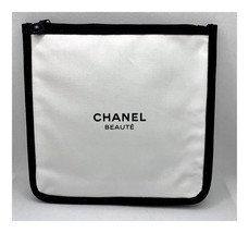 Chanel N°5 Pouch Zippered White Square Nwt - £43.28 GBP