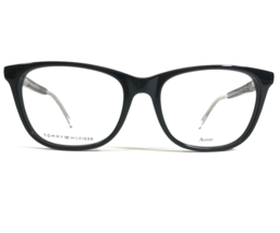 Tommy Hilfiger Eyeglasses Frames TH 1234 Y6C Black Clear Square 52-17-140 - £44.20 GBP