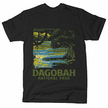 Star Wars Dagobah National Park T-Shirt Black - £24.02 GBP+