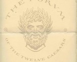 The Forum of the Twelve Caesars Luncheon Menu &amp; Business Card New York C... - $97.02