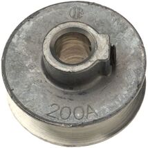 Chicago Die Cast 200A 2" x 1/2" Die-Cast V-Grooved Pulley - $10.95