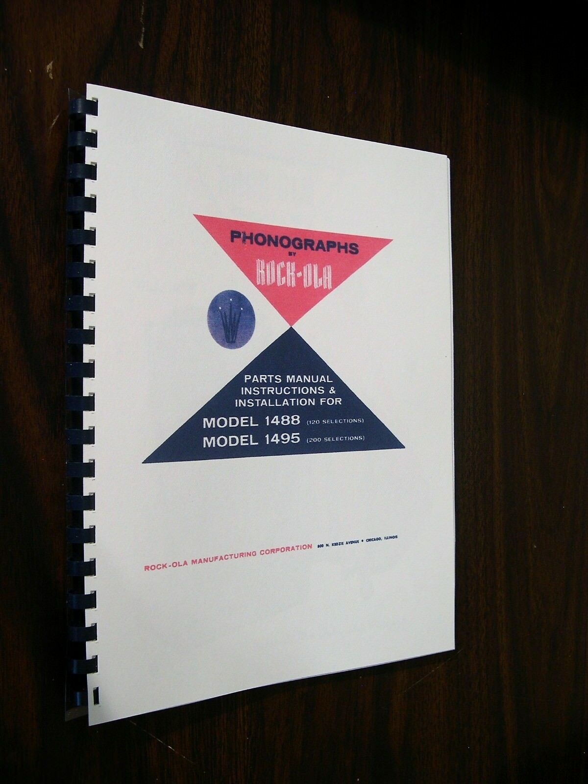 Rock-ola Stereophonic Manual &amp; Parts 1460-ST- 1468-ST - - $19.79