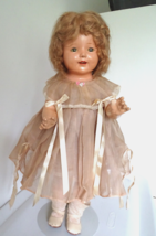 Vintage 1930&#39;s Shirley Temple 23&quot; Clone Composition All Original - £114.06 GBP