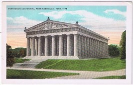 Postcard Parthenon Centennial Park Nashville Tennessee - £3.11 GBP