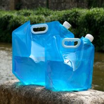 PVC Outdoor Camping Hiking Foldable Portable Water Bags Container -10L - £13.34 GBP