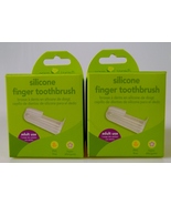 Green Sprouts Silicone Finger Toothbrush PVC & BPA Free Baby Gums Teeth (2 Pack) - $11.49