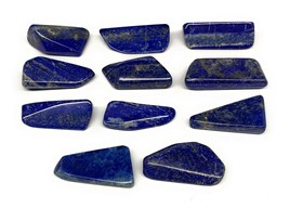141.4g, 1.1&quot;-1.8&quot;, 11pcs, Natural Lapis Lazuli Tumbled Stone Polished @Afghanist - £14.19 GBP