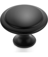 Ravinte 40 Pack Matte Black Kitchen Cabinet Knobs 1-1/4 Inch round Drawe... - $29.91