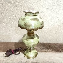 Vintage NORLEANS Japan Night Side Light Lamp Gone With The Wind Green And Gold - £27.09 GBP