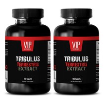 Testosteron Booster Pills Tribulus Terrestris 1000mg natural 2 Bottles 180 Caps - $30.83