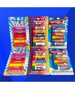 Six 6-packs Candy + Cereal Flavored LIP BALMS Sealed 36 TOTAL PEZ Tootsi... - £31.86 GBP