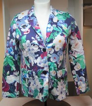 Isaac Mizrahi Live SZ 14 Floral Woman Jacket Never Worn Stunning Purple! B - £15.69 GBP