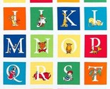 24&quot; X 44&quot; Panel ABC by Dr Seuss ABC&#39;s Alphabet Kids Cotton Fabric Panel ... - £7.82 GBP