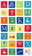 24&quot; X 44&quot; Panel ABC by Dr Seuss ABC&#39;s Alphabet Kids Cotton Fabric Panel D661.14 - £7.85 GBP