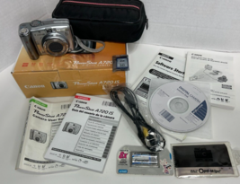 Canon PowerShot A720 IS 8MP 6X Digital Camera w/ Memory Card Disc Manual... - $89.95
