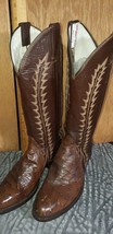 Womens cowboy boots Cowtown ostrich br l br U 6 B  item: P166 - $229.08