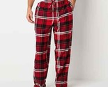 St. John&#39;s Bay Men&#39;s Flannel Pajama Lounge Sleep Pants XX-LARGE Red Plai... - $21.28