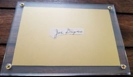 Joe Dugan (d. 1982) Signed Autographed Vintage Signature in Heavy Screwdown Hold - £40.17 GBP