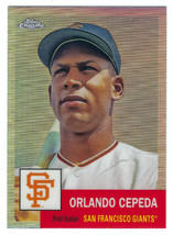 2022 Topps Chrome Platinum #180 Orlando Cepeda San Francisco Giants Refractor - £1.99 GBP