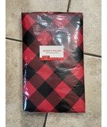 Plaid disposable holiday table cloth, 52x70in - $23.32 CAD