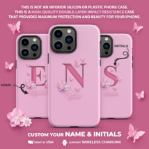 Custom Gift Unique Personalized Name, Initial Case for iPhone 14 Pro Max Plus 13 - £24.04 GBP