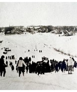 Winter Sports And Oxford River Maine 1924 Gravure Print New England DWT8B - $371.88 MXN