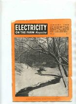Electricity on the Farm Magazine January 1946 - $9.90