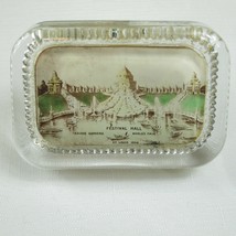 1904 St. Louis World&#39;s Fair Glass Paperweight Festival Hall &amp; Cascade Gardens - £39.95 GBP