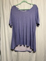 Lularoe Women’s Top Size L In A Blue/Purple Color - £11.72 GBP