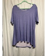 Lularoe Women’s Top Size L In A Blue/Purple Color - £11.85 GBP