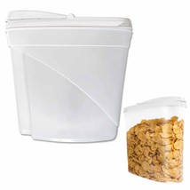 1 Plastic Cereal Dispenser 162Oz Dry Food Snack Nut Storage Container 4.... - £16.00 GBP