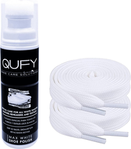 White Shoe Polish for Sneakers Leathers and Textiles with 1 Pair Shoelace - £11.35 GBP