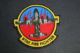 Rtaf., Fire Fighter Royal Thai Air Force Patch, Rtaf Military Patch - $9.95