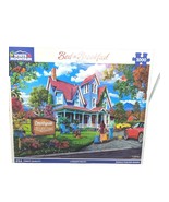 White Mountain 1000 Pieces Jigsaw Puzzle Bed &amp; Breakfast Large Pieces US... - £15.63 GBP