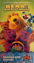 Bear In The Big Blue House-Sharing With Friends (VHS,2001)TESTED-RARE-SHIP N 24H - £40.95 GBP