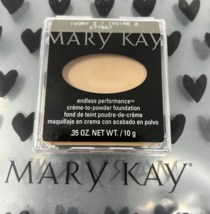 New Mary Kay Endless Performance Creme to Powder Foundation Ivory 2 077867 - $391.62 MXN