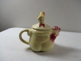 Shawnee Pottery Tom The Piper&#39;s Son Teapot Pig Spout Vintage - £36.16 GBP