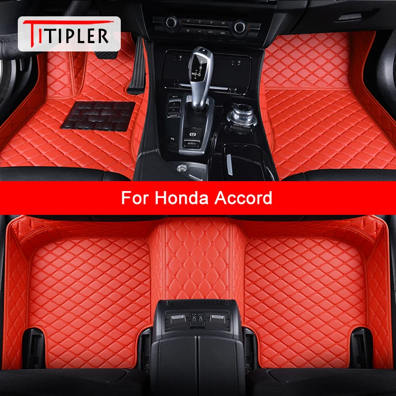 TITIPLER  Custom Car Floor Mats For Honda Accord 6 7 8 9 10 11 Auto Acce... - £64.54 GBP