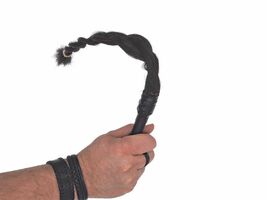 Natural Horse Hair Sensory Flogger - Braided Fiber-Handmade - $45.00