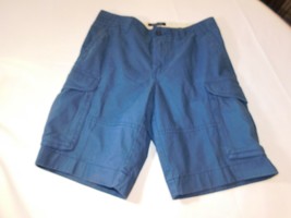 Tommy Hilfiger Men&#39;s Cargo Short 78D3397 406 Dark Blue Shorts Casual Size 29W - £26.73 GBP