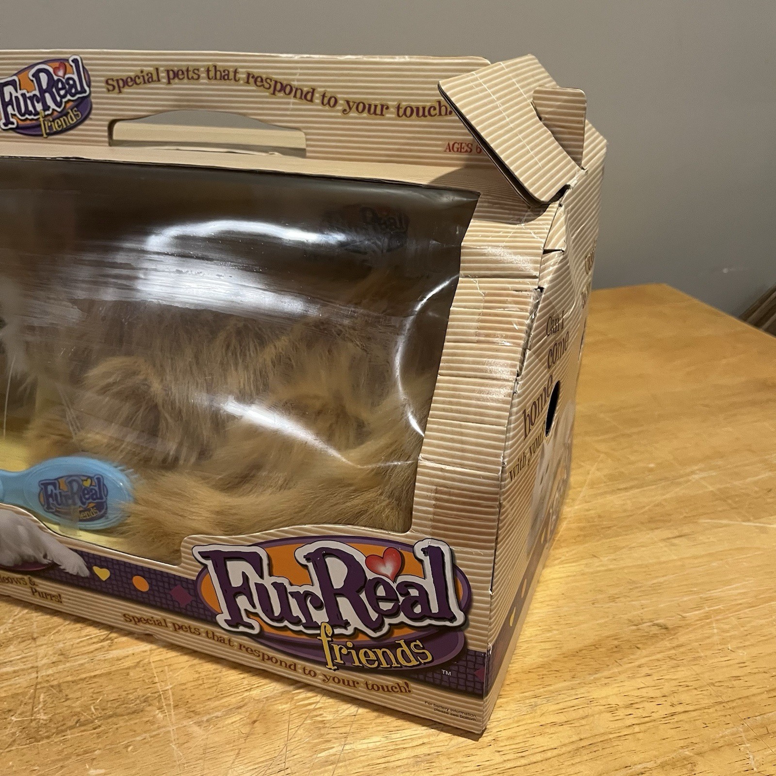 FurReal Friends Orange White Tabby Shaggy Kitty Cat - 2002 NIB Item image 5