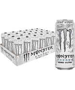 Monster Zero Ultra less sweet,lighter-tasting energy drink,16oz cans,24p... - $78.52 CAD