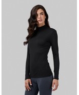 32 Degrees Women&#39;s Base Layer Mock Neck Top Black L - $31.50