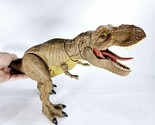 22” Jurassic World Camp Cretaceous Epic Roarin Tyrannosaurus Rex Tested ... - $28.99