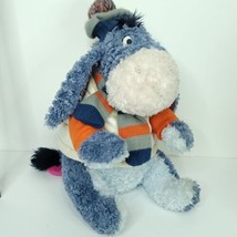 Disney Special Edition Ski Jacket Eeyore Winter Hat Scarf Plush Stuffed ... - $29.69